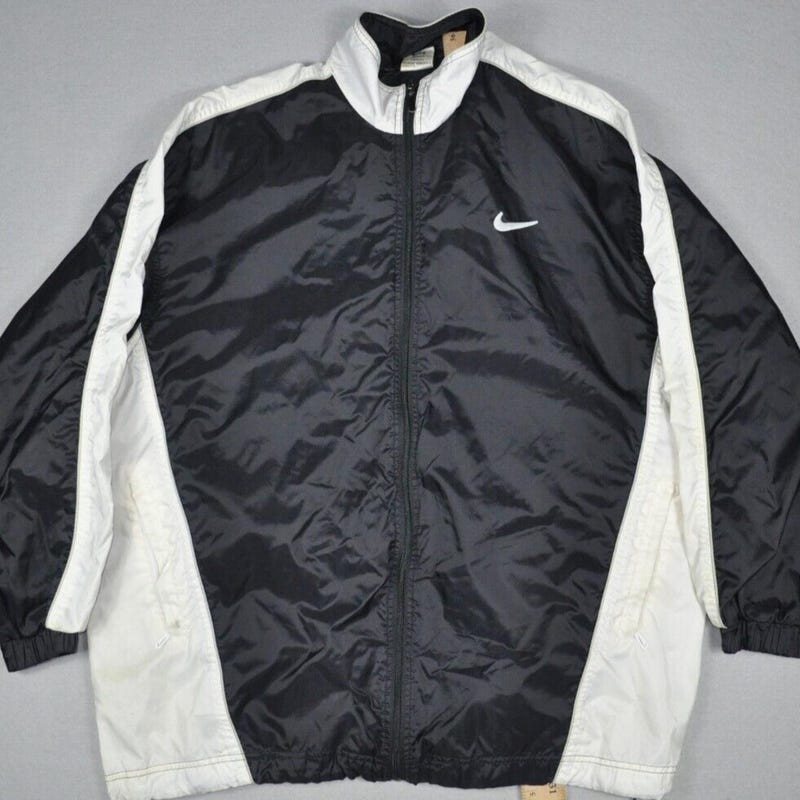 90'S Nike Windbreaker Men's S Size Vintage polyester white type Vintage Second Hand