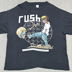 Rush Vintage T Shirt Roll the Bones - Etsy