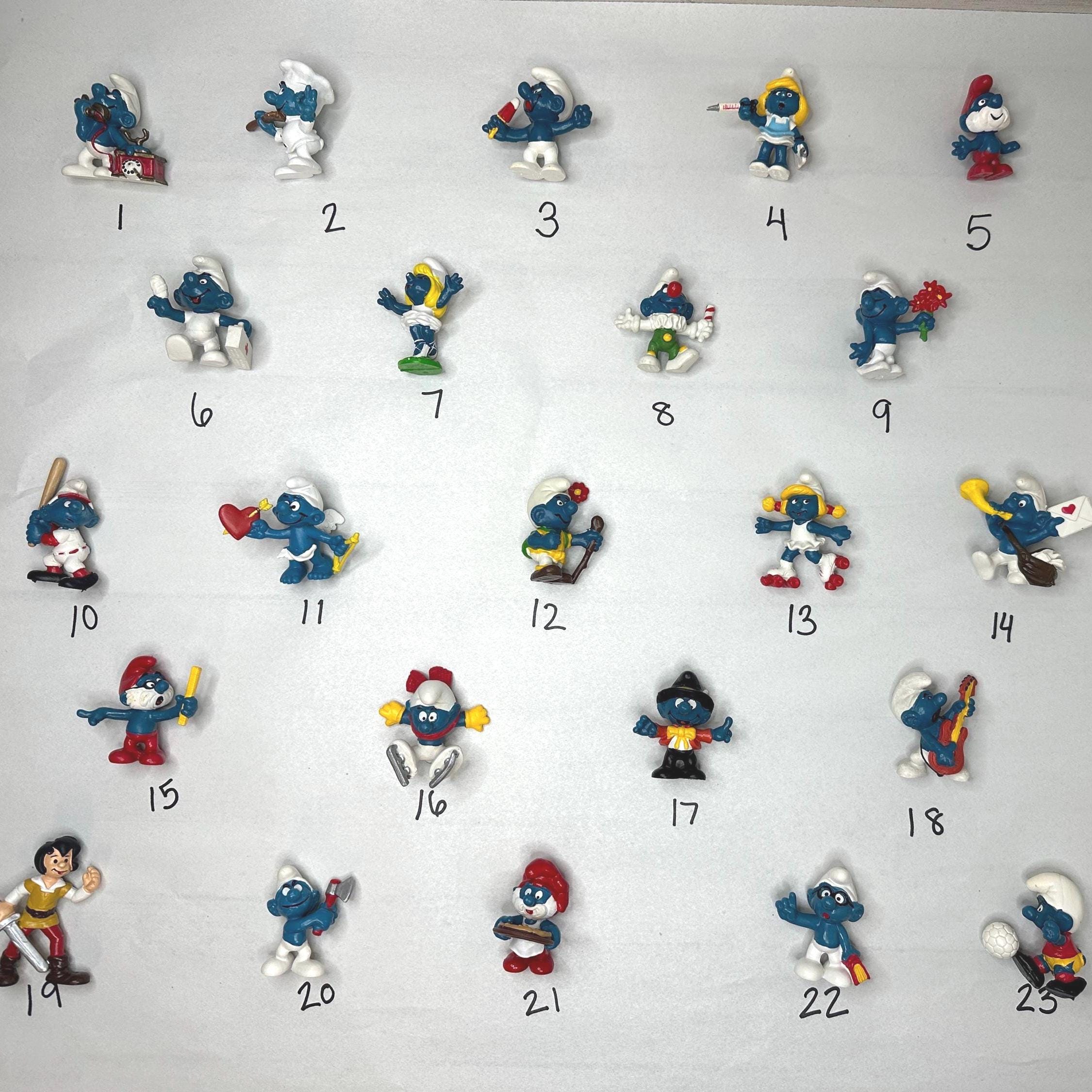 Vintage Smurf Lamp - Etsy