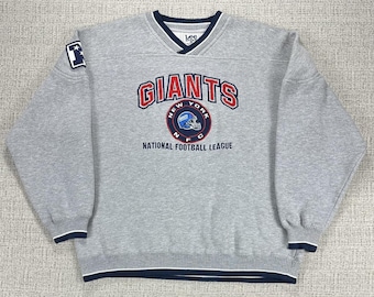 Vintage New York Giants Sweatshirt Mens XL Gray NFL Football Lee Sport 90s