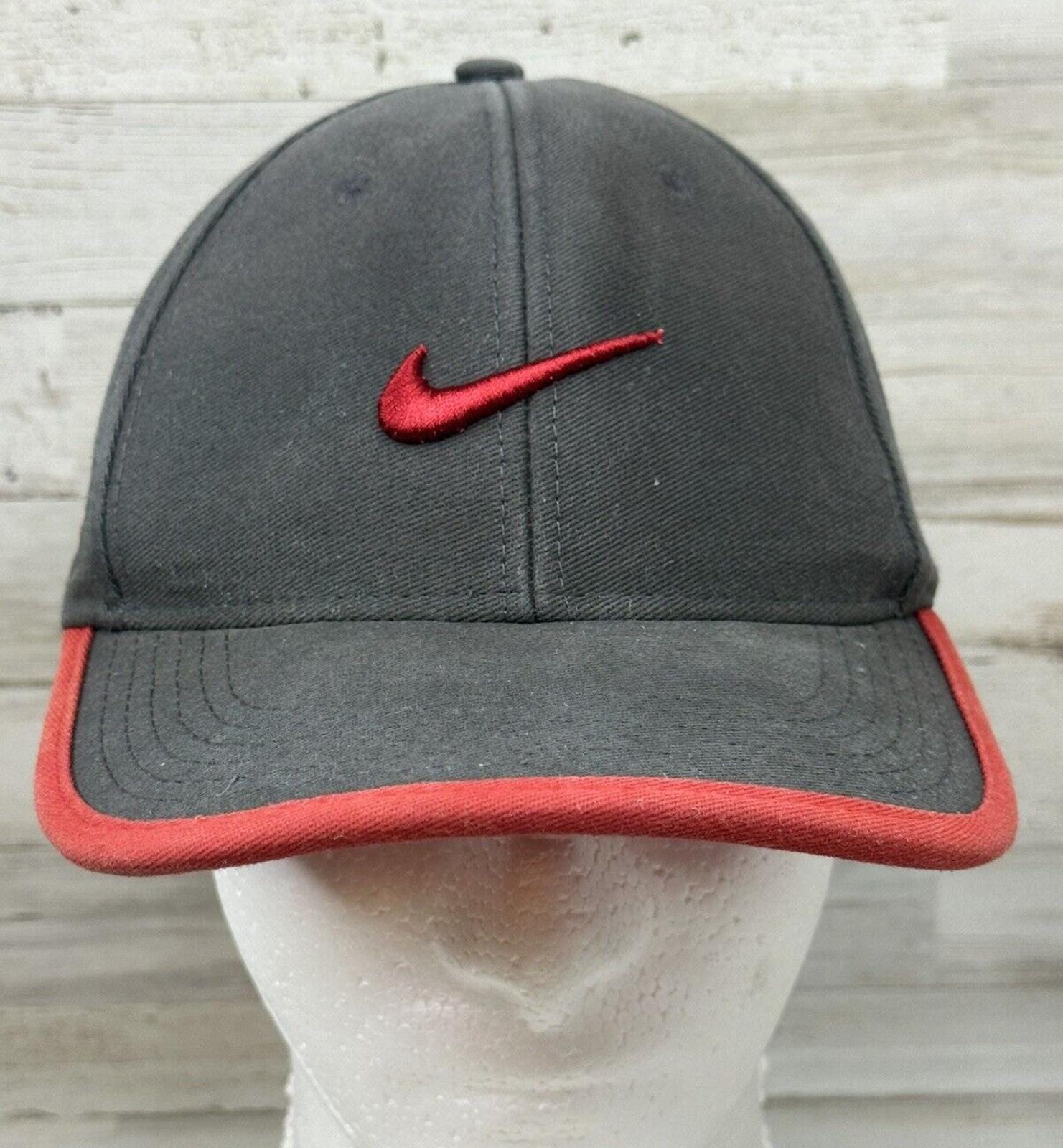 Vintage Y2K Nike Golf Dad Hat - Washed Charcoal Chocolate Vintage Y2K 2000s Nike Dad Hat Cap Black Plain Logo Swoosh  main image 4