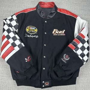 Dale Earnhardt Jr Leather Jacket - Etsy