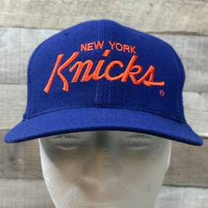 Vintage New York Knicks Sports Specialties Double Line Script Wool The Pro 90s