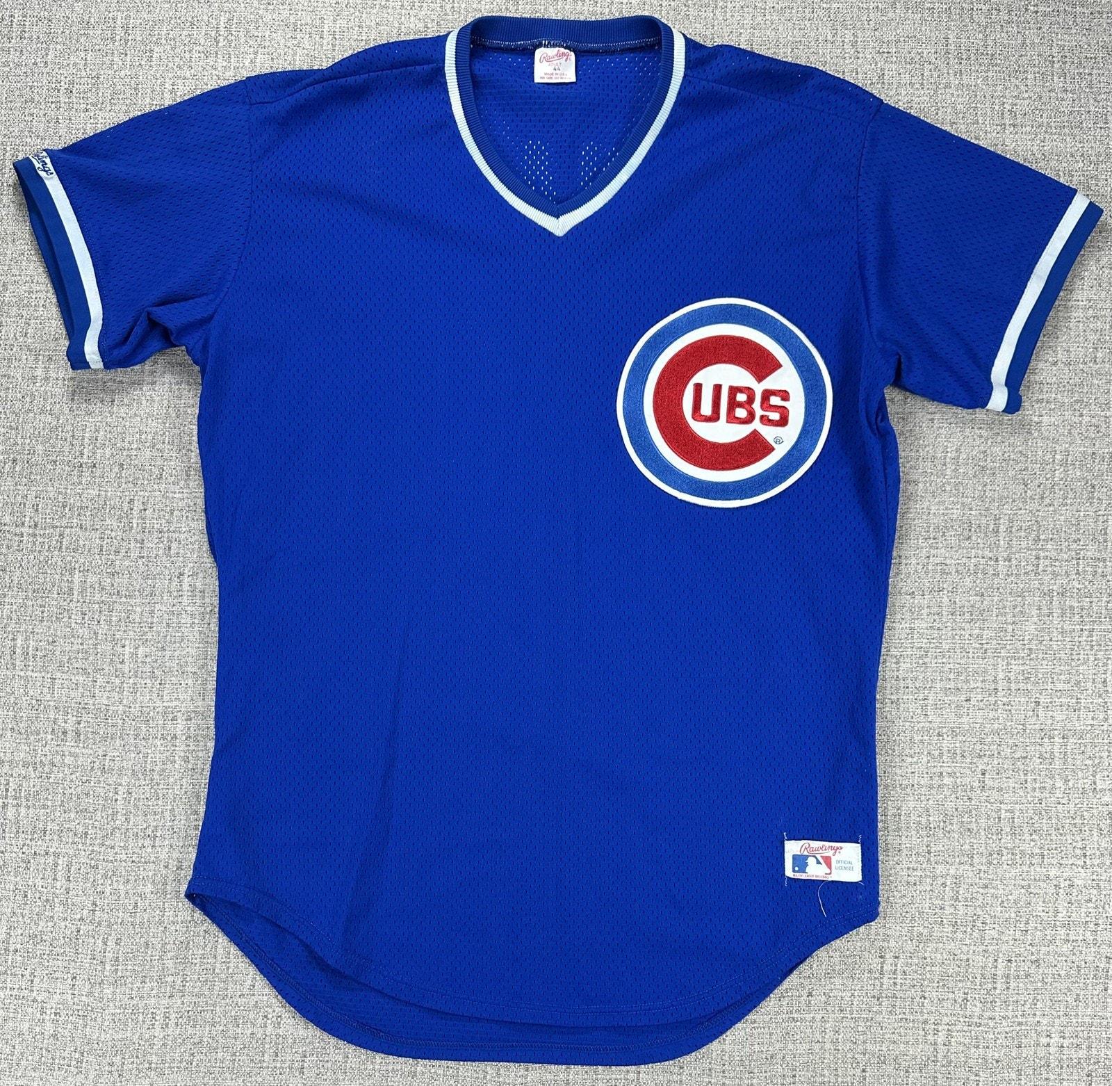 Maillot Rawlings Vintage Col V Rouge Blanc Bleu - Taille L/XL - Baseball/Basket