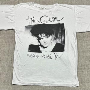 The Cure Kiss Me Tour Shirt - Etsy
