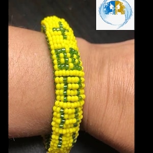 Armband Orula mit Schild/Ilde Ide Idde de Orula con Oddun Signo