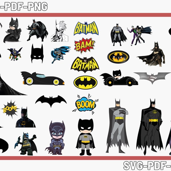 Bat Svg , Bat Png , Bat Pdf , Bat Layered Bundle , Superhero Cut Files , Bat Ciricut