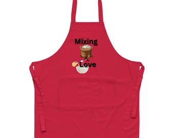 Mixing Organic cotton apron