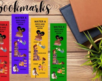 Black Girl Bookmarks