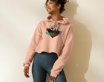 Can’t Start, Won’t Start Without My Coffee – Cropped Hoodie for Caffeine Queens