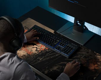 Halloween Beware trick or treat Gaming mouse pad