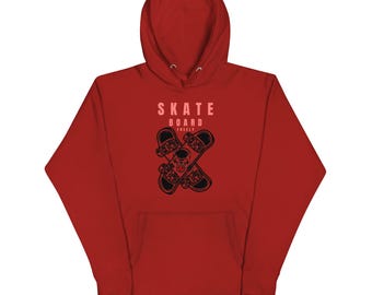 Skate Board Unisex Hoodie