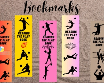 Volleyball Bookmarks