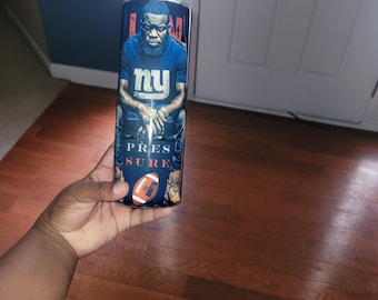 New York Giants Tumbler 20oz Stainless Steel