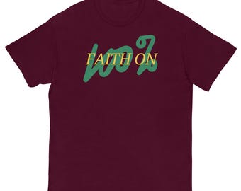 Faith on 100% classic tee- Bold Faith Apparel