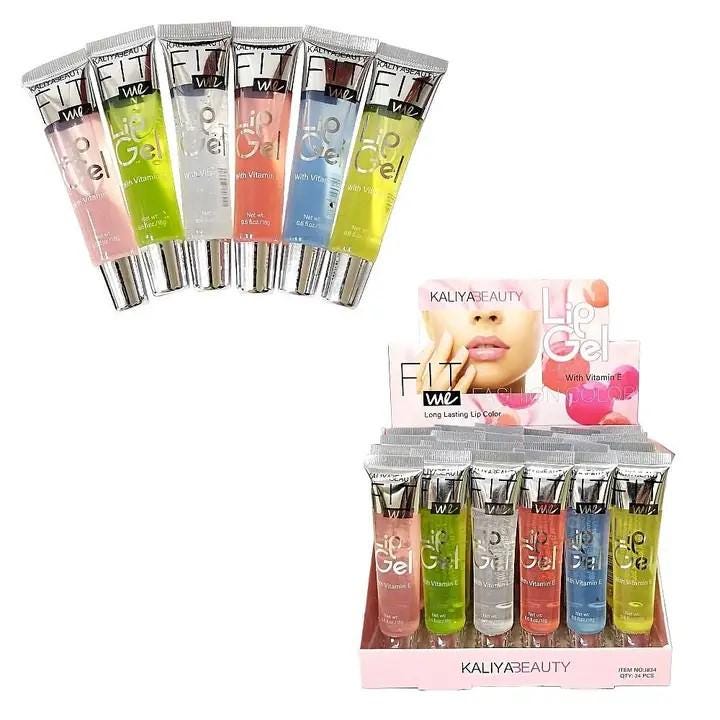 Kaliya Beauty Lippengel Fit Me langanhaltende Lippenfarbe mit Vitamin E