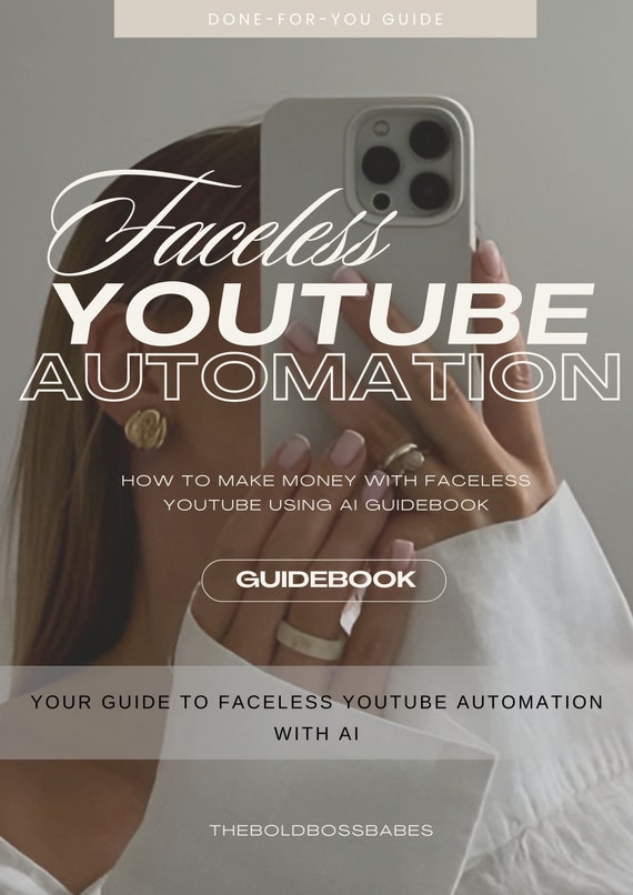 Faceless YouTube Automation Guidebook: AI Digital Marketing (MRR & PLR)