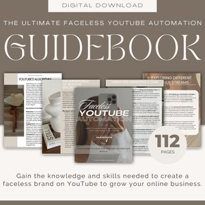 Faceless Youtube Automation Guidebook: AI Digital Marketing (MRR & PLR ...