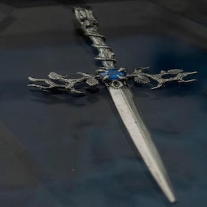 Sword Charm Necklace,Sword Amulet, Sword Necklace for Women, Silver Sword Pendant,  Sterling Silver Sword Necklace, Sword Pendant Necklace