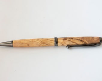 Olivewood Pen Exotic Wood Streamline Pen great gift for Dad, Mom, Teacher, Boss, Customer Hand Turned