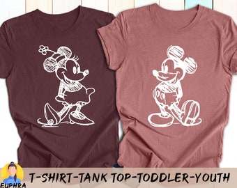 Mickey and Minnie Mouse Family Vacation T-Shirt