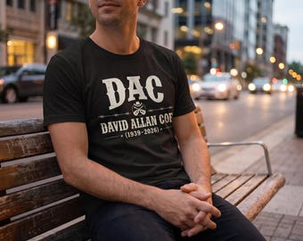 Vintage David Allan Coe In, DAC Tribute T Shirt, Country Music Fan Tee