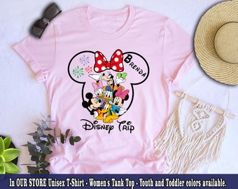 Personalized Disney Trip Shirt, Family Matching Tee