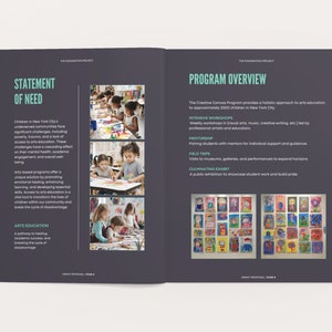 Essential Grant Proposal Template for Nonprofits | Editable on Canva