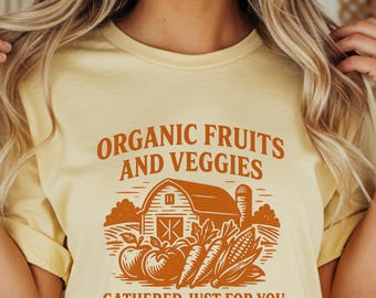 Bio-Obst & Gemüse T-Shirt: Comfort Colors Farm Fresh Tee