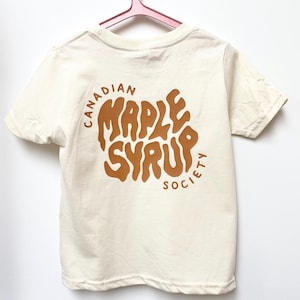 Canadian Maple Sirup Society Kleinkind- und Kinder-T-Shirt (zweiseitig)