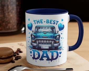 The Best Dad Fathers Day Gift Beer Mug First Time Dad Mug,First Father’s Day Mug, New Dad Gift , Dad Stuff From Son,Gift From daughter