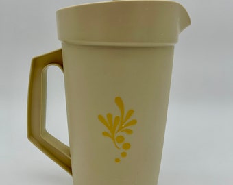 Vintage Beige Tupperware Pitcher