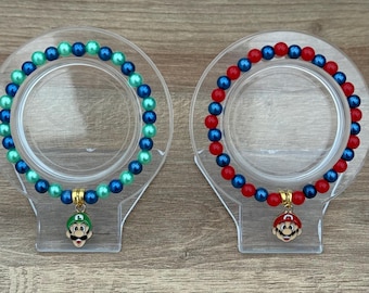 Nintendo Mario and Luigi inspired Friendship Bracelets