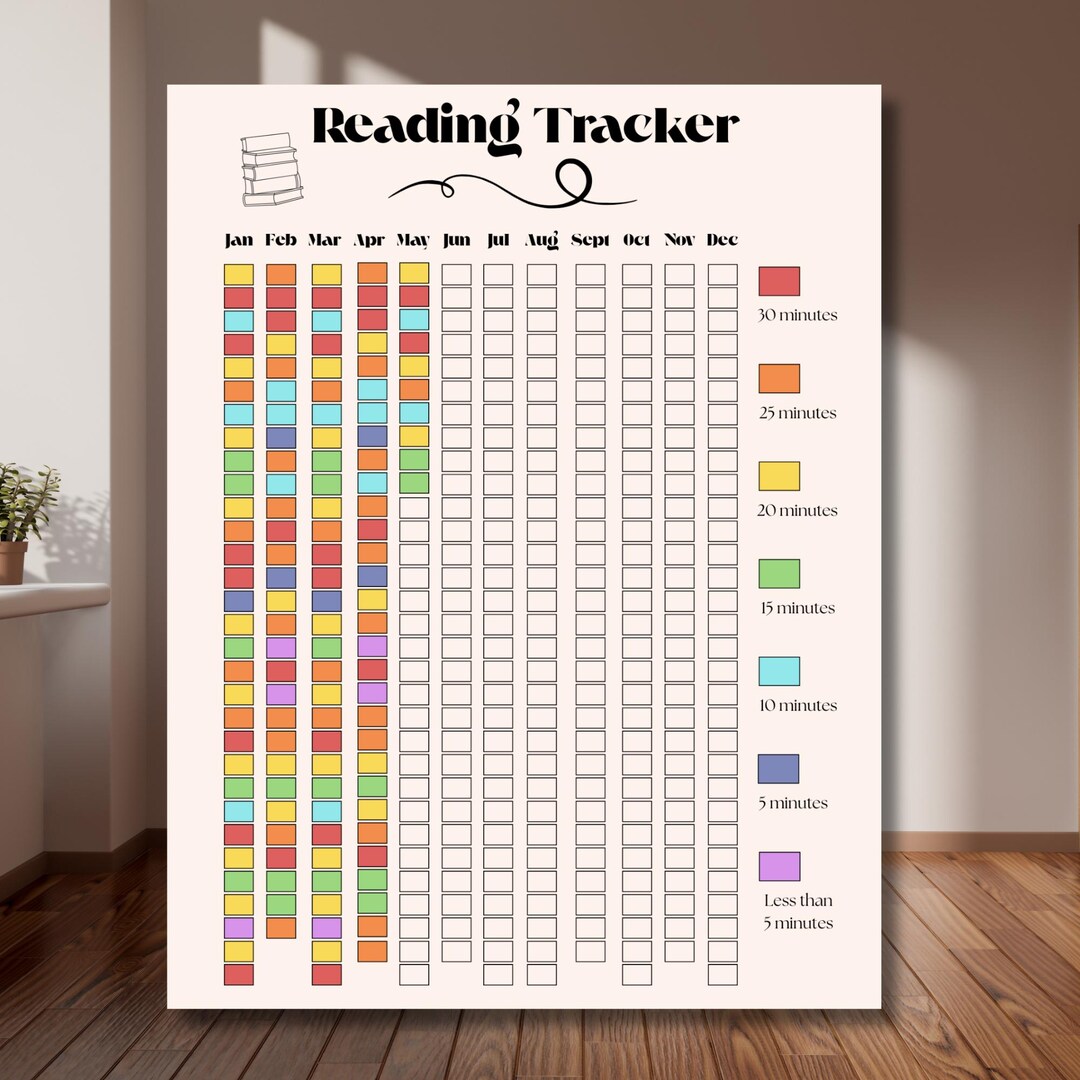 Reading Tracker | PRINTABLE Journal Page | Planner Page | Book Journal ...