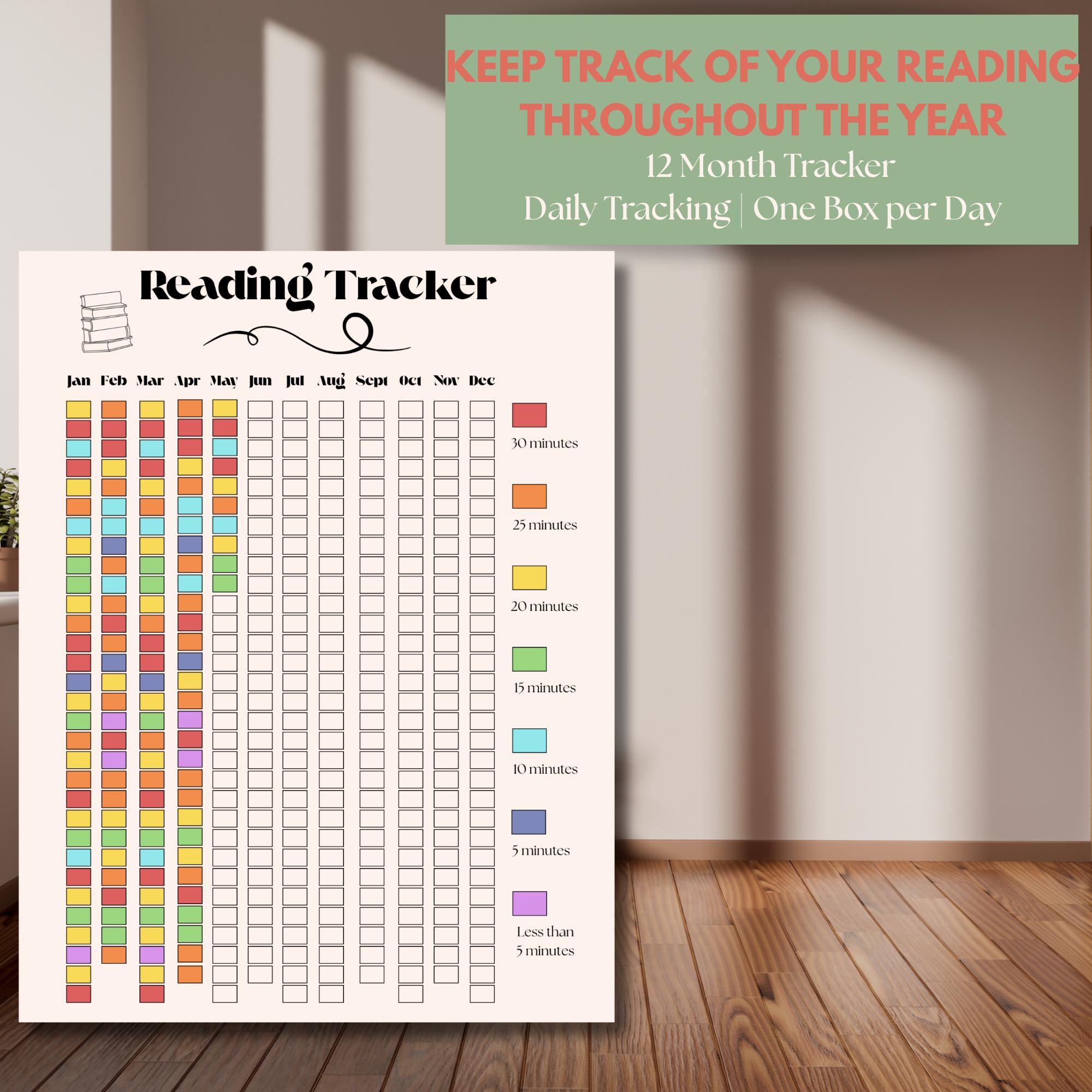 Reading Tracker | PRINTABLE Journal Page | Planner Page | Book Journal ...