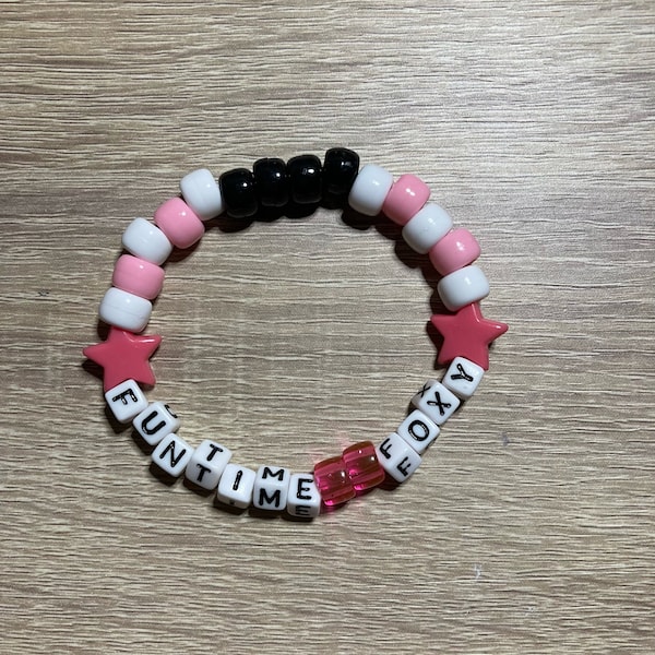 Funtime Foxy Inspired Bracelet