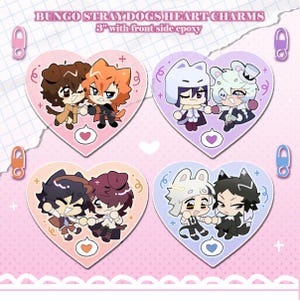Ciondoli a forma di cuore Bungo Stray Dogs
