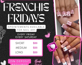 Folleto de tecnología de uñas DIY, oferta especial de uñas, editable en Canva (descarga digital)