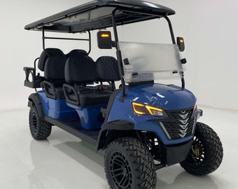 Custom Golf Cart For Sale Near Me | Lifted | 48v Lithium Battery | Street Legal | 14" Alloy Wheels