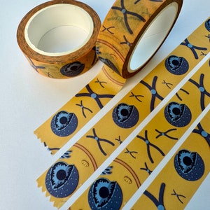 Núcleo celular e cromossomos fita washi