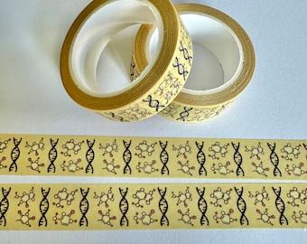 DNA washi tape | Nucleotides washi tape | Genetics washi tape