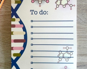 DNA-takenlijst notitieblok