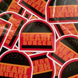 Heart Burger logo sticker | Heart Killers the series