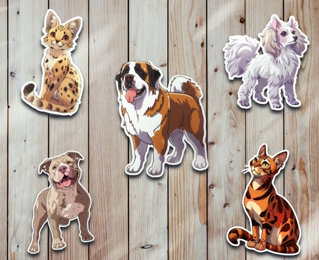 Pwet Sticker Pet Stickers, Stickers, Animals, Animal Stickers - Etsy