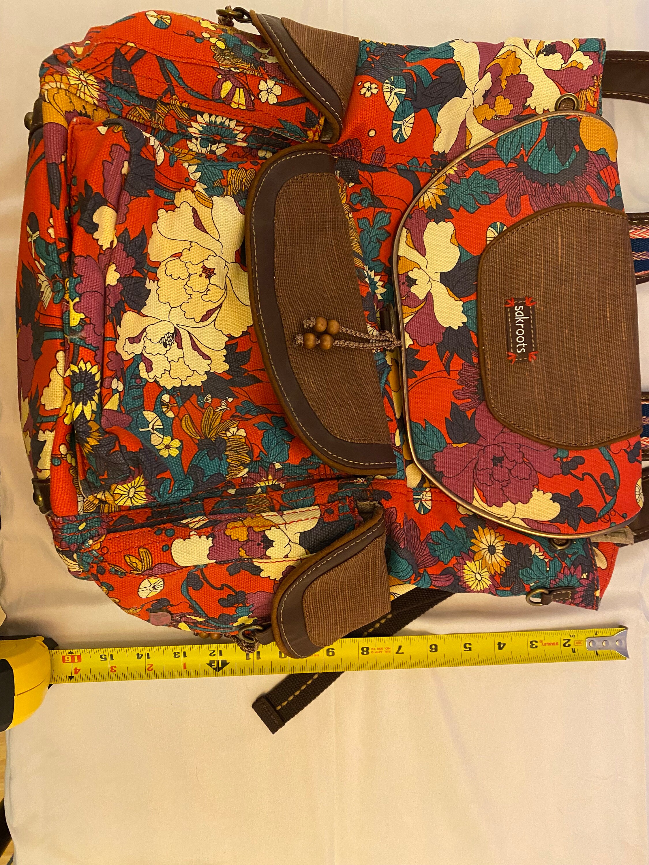 Sakroots flap backpack sale