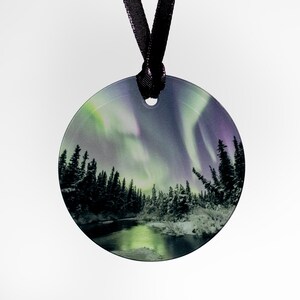 Aurora Glass Ornament - Winter&#39;s Tranquility
