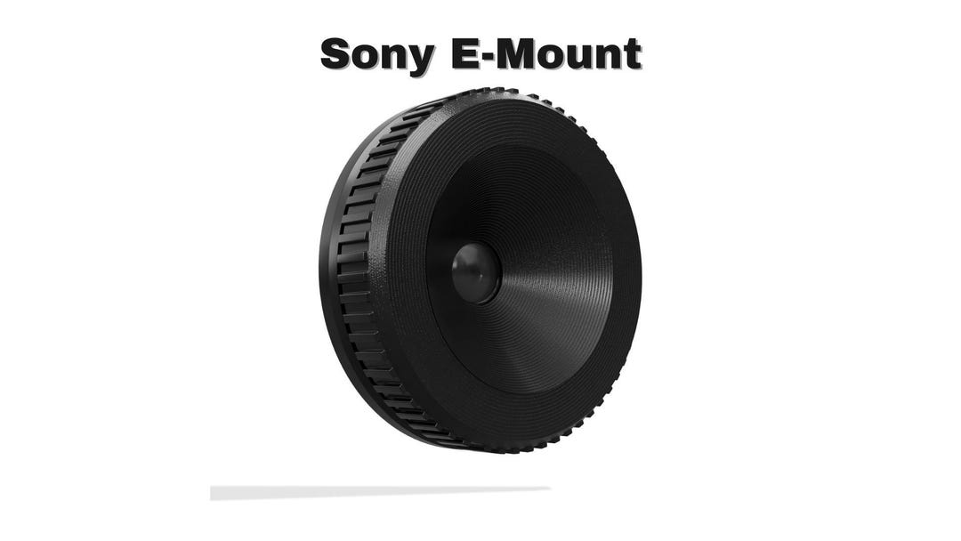 3D Printed Disposable Camera Lens – Film Look for Sony E Mount