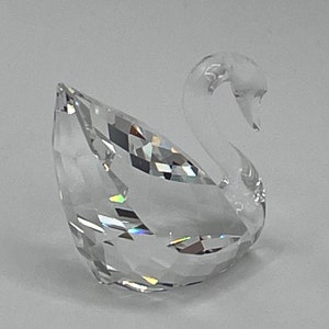 Swarovski, Crystal, Swan, Figurine, Vintage from 1998, Retired, Elegant and Sleek, No Chips, No Scratches, No Repairs, Excellent Condition!