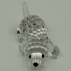 Swarovski, Crystal, Puppy, Figurine, Vintage, EXCELLENT Condition, Introduced in 1993, Retired, &quot;Peaceful Countryside&quot; Collection, So Sweet!