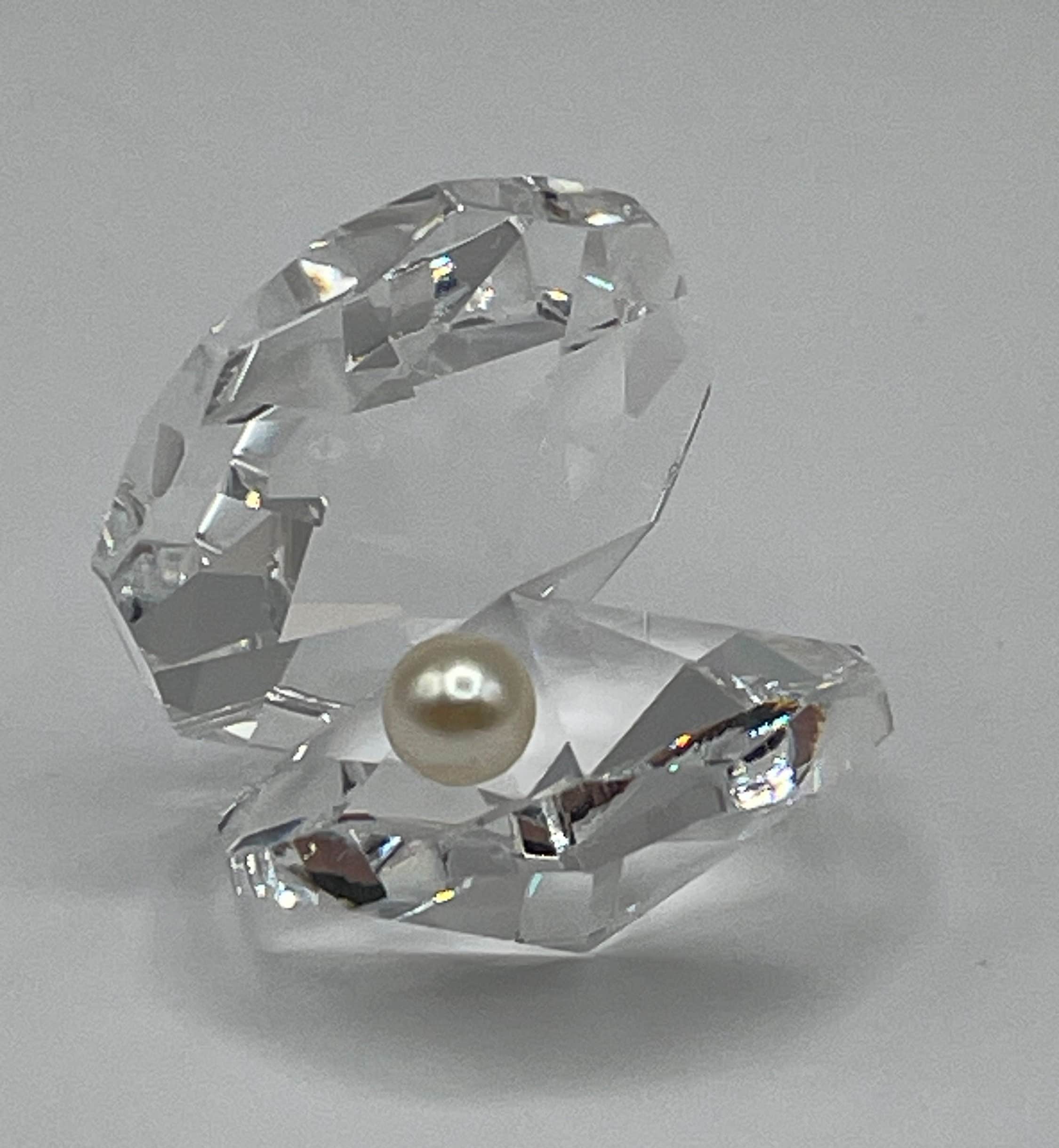 Swarovski Clam Shell With Pearl - Etsy